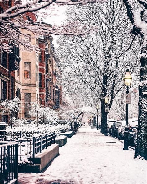 Strolling The Snowy Streets Of Boston Yananaurora Follow