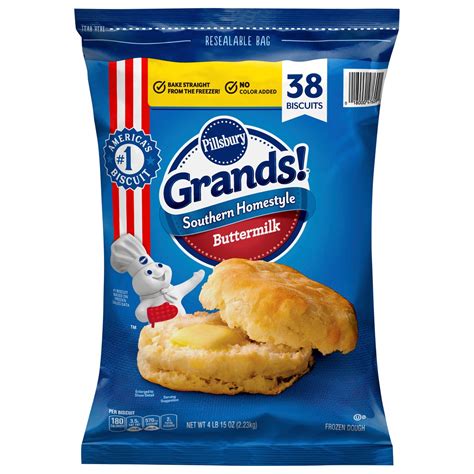 Pillsbury Grands Southern Homestyle Buttermilk Biscuits 38 Ct 79 Oz