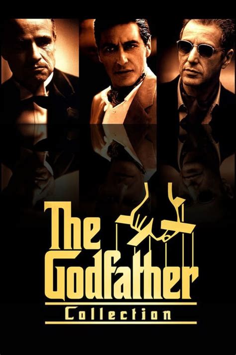An organized crime dynasty's aging patriarch transfers control of his clandestine empire to his reluctant son. The Godfather Collection (1972-1990) — The Movie Database ...