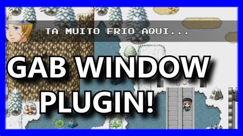 Plugin Gab Window Tutorial RPG MAKER MV YouTube