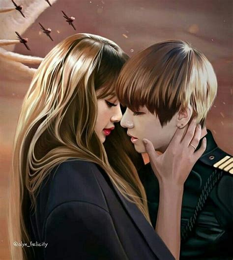 Bts and blackpink on weekly idol.they're on the show together!they were forced to kiss bts. #fanart #cute #Taelice #Taehyung #Lisa #BTS #BLACKPINK # ...