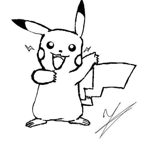 Free Printable Pikachu Coloring Pages For Kids