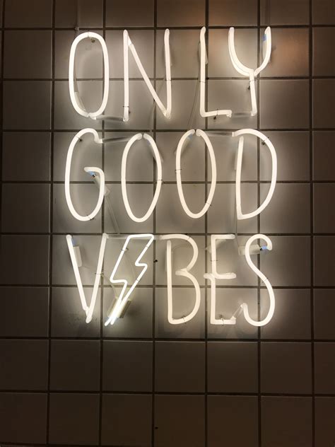 Only Good Vibes Neon Sign At Lynfabrikken Neon Signs Neon Cute