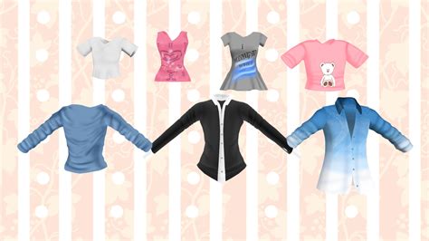 Mmd Shirts Pack Female And Male Dl By Tmoonlighta On Deviantart