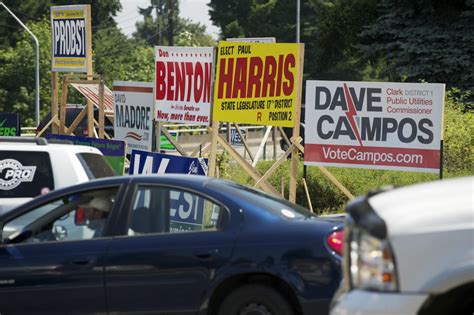 Signs Can Challenge A Political Campaign