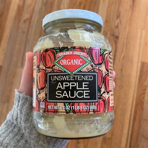 Trader Joes Organic Unsweetended Applesauce Review Abillion