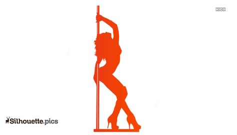 Stripper Silhouette Vector Clipart Images Pictures