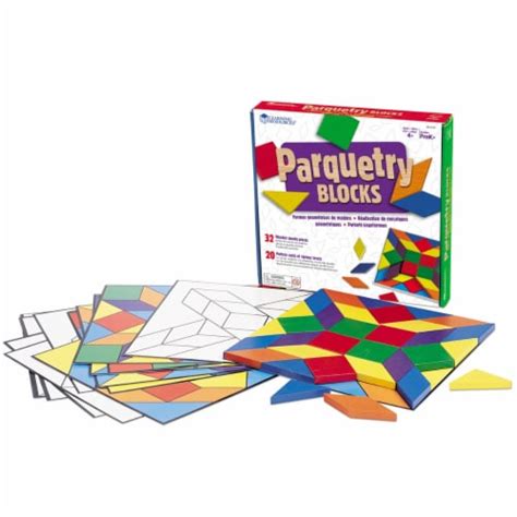 Learning Resources Parquetry Block Set 20 Cards 32 Pcs 0289 1 Kroger