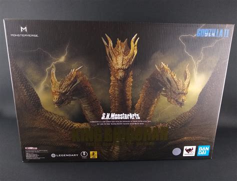 New 2019 Hc Toys Sh Monsterarts King Ghidorah Godzilla Action Figure