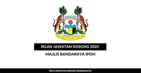 Majlis bandaraya ipoh got an excellent score of 94.37 out of 100 in accountability index rating done by national audit department. Permohonan Jawatan Kosong Majlis Bandaraya Ipoh • Portal ...