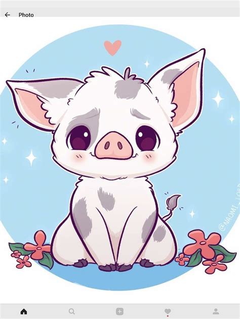 Welcome to a page with cartoon drawings of animals. By @naomi_lord | Cute animal drawings kawaii, Cute animal ...