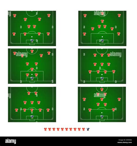 Soccer Tactics Vector Hi Res Stock Photography And Images Alamy
