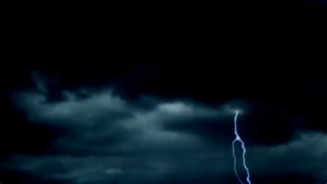 Free No Copyright Motion Graphics Rolling Storm Clouds With Lightning
