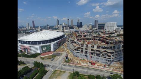 Erfahre mehr über das stadion vom verein atalanta bergamo: New Atlanta Falcons Stadium Drone Video - YouTube