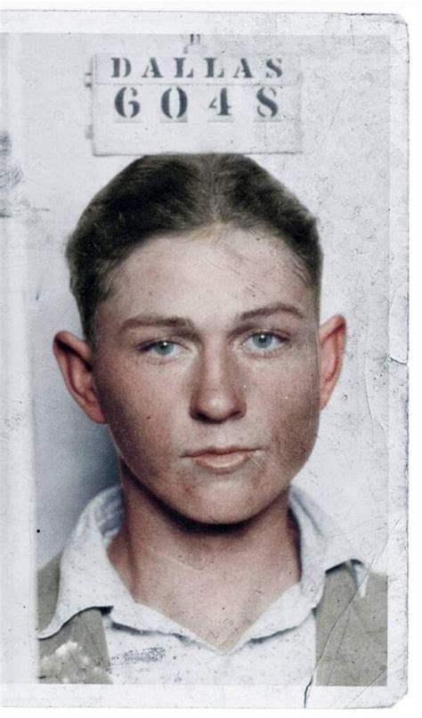 Early Mugshot Of Gangster Clyde Barrow Bonnie And Clyde Photos Mug