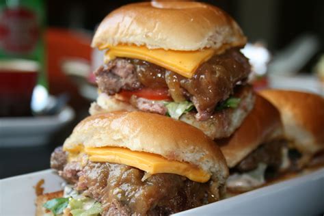 Maybe you would like to learn more about one of these? These sliders at First Food & Bar are the original! (With ...