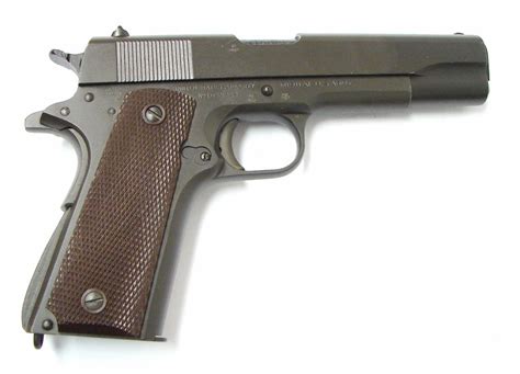 Colt 1911a1 45 Acp Caliber Pistol Manufactured In 1944 Excellent