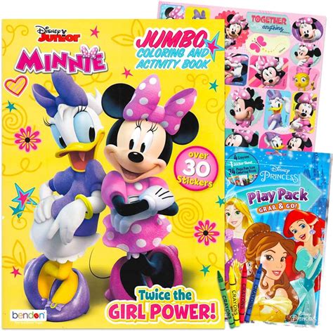 Minnie Mouse Coloring And Activity Book Set 1 Jumbo Coloring Book 25