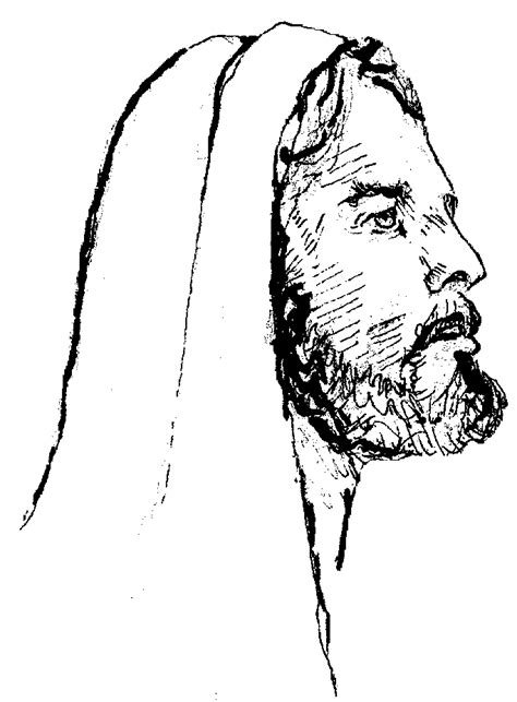 Pencil Drawings Of Jesus Drawing Of Jesus Jesus Face Drawing