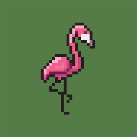 Flamingo Pixel Art