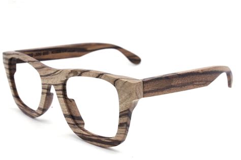walker zebra wood eyeglass frames for men wood glasses frames glasses frames