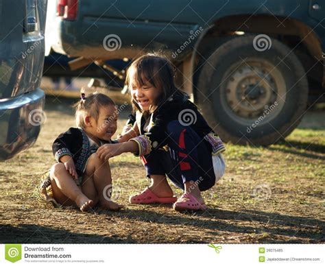 Happy Poor Children Editorial Image Image 26075485