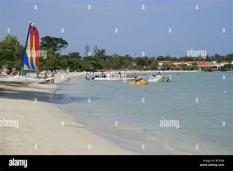The Beach At Bloody Bay Beach Negril Stock Photo Alamy