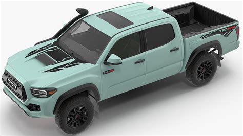 Toyota Tacoma Trd Pro Lunar Rock 2021 3d Model 129 3ds Blend C4d