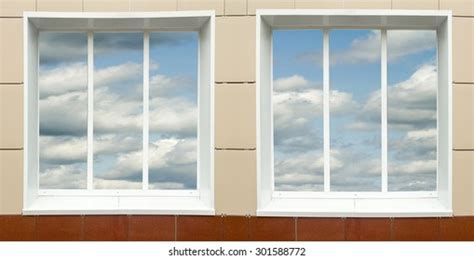 Window House Sky Clouds Glass Stock Photo Edit Now 299379953