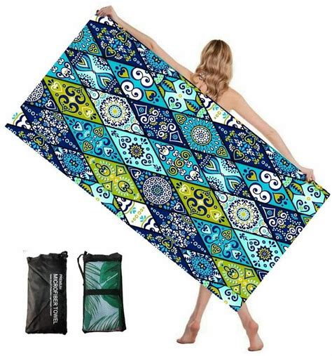 large microfiber beach towel 80cm x 150cm 5 99 delivery free with prime 39 spend