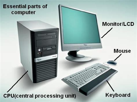 4 Main Parts Of A Computer Gageroskaiser