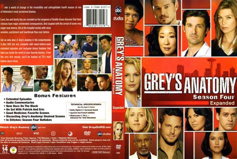 Greys Anatomy Season 4 Custom Tv Dvd Custom Covers Grey S Anatomy