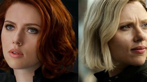 Scarlett Johansson Black Widow Hair