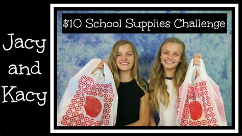 Back To School ~ 10 Dollar School Supplies Challenge 1 ~ Target ~ Jacy