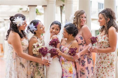 Floral Bridesmaid Dresses Are The Latest Trend In Wedding Party Attire