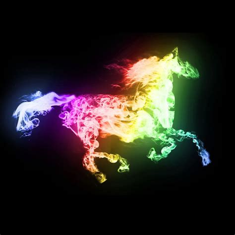 Awesome Fiery Rainbow Horse Horse Hair Ideas Pinterest Awesome
