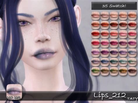 Lips 212 By Tatygagg At Tsr Sims 4 Updates