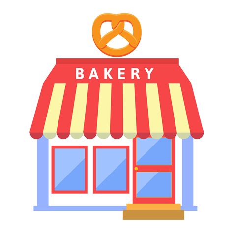 Bakeries In Flat Style Shop Or Store Building 347402 Vector Art At Vecteezy