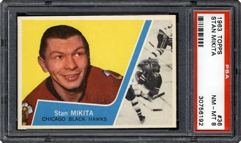 Auction Prices Realized Hockey Cards 1963 Topps Stan Mikita Summary