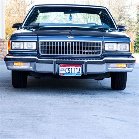 1986 Chevrolet Caprice Sedan Blue Rwd Automatic Classic Classic
