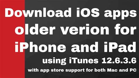 How To Download Older Version Ios 935 Apps Itunes 12636 With Mac