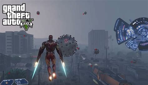 Maybe you would like to learn more about one of these? COVID-19 GTA V Mod: Grand Theft Auto 5 games Iron Man fight with Coronavirus