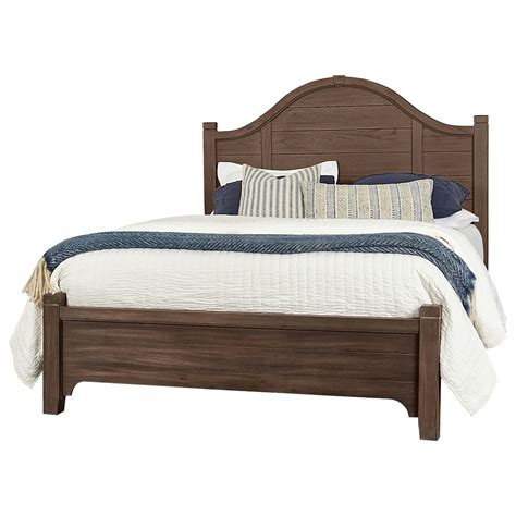 Laurel Mercantile Co Bungalow 740 558a 855a 922 Transitional Queen Low Profile Bed With Arch