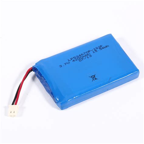 Rechargeable Li Polymer Battery 37v 4200mah Lithium Batteries China
