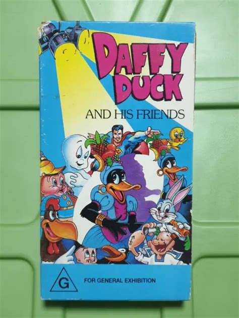 Daffy Duck And His Friends Vhs Looney Tunes Watched Works Great