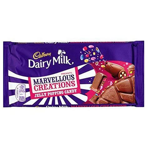 British Cadbury Dairy Milk Marvellous Creations Jelly Popping Candy