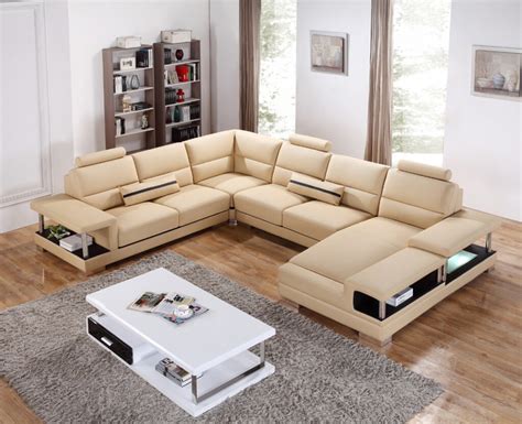 Unique Leather Sectional With Chaise Madison Wisconsin Vig Furniture T717