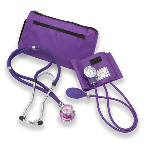 Professional Dual Head Sprague Stethoscope And Blood Pressure Cuff Set