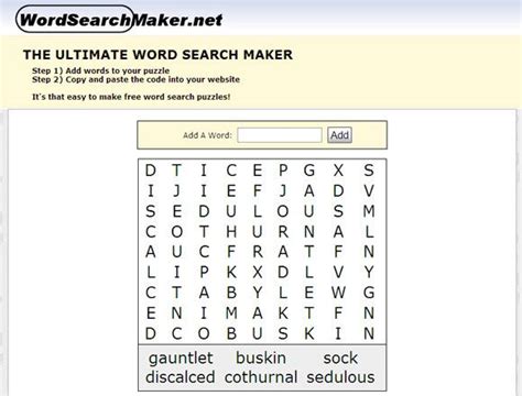 Free Online Word Search Puzzle Maker Milllasem