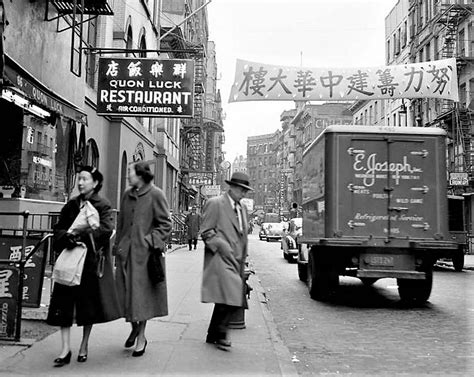 1950s chinatown new york city street scene photo 212 g ebay